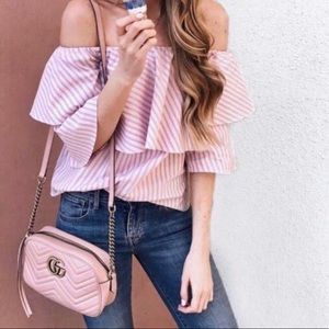 Wayf Gracie off the shoulder top